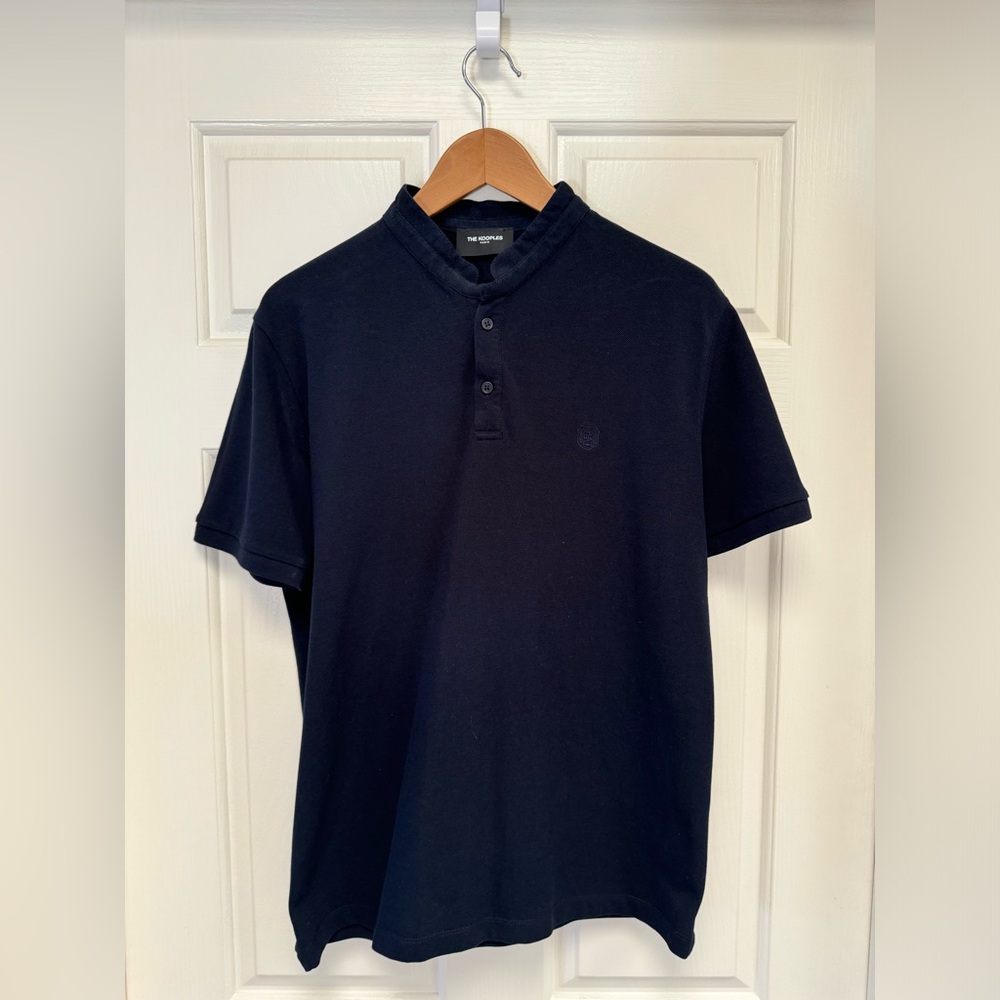 The Kooples Men’s Short Sleeve Henley Tee - size Medium